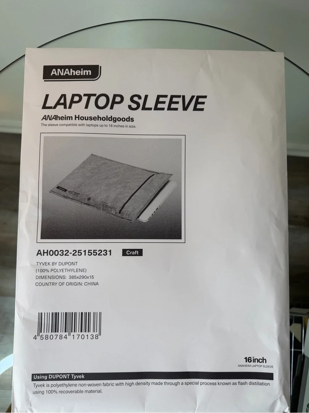 ANAheim Tyvek® Laptop Sleeve - 16